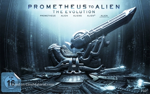 Prometheus - German DVD movie cover