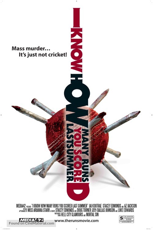 I Know How Many Runs You Scored Last Summer - Movie Poster