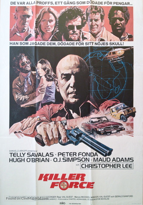 Killer Force Swedish movie poster