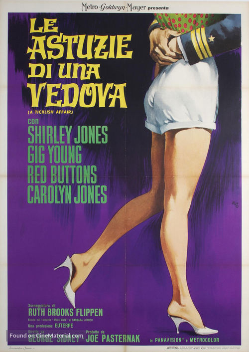 A Ticklish Affair - Italian Movie Poster