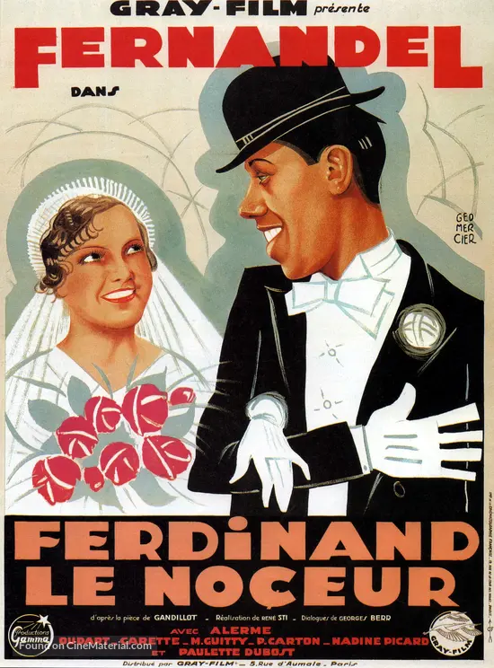 Ferdinand le noceur - French Movie Poster