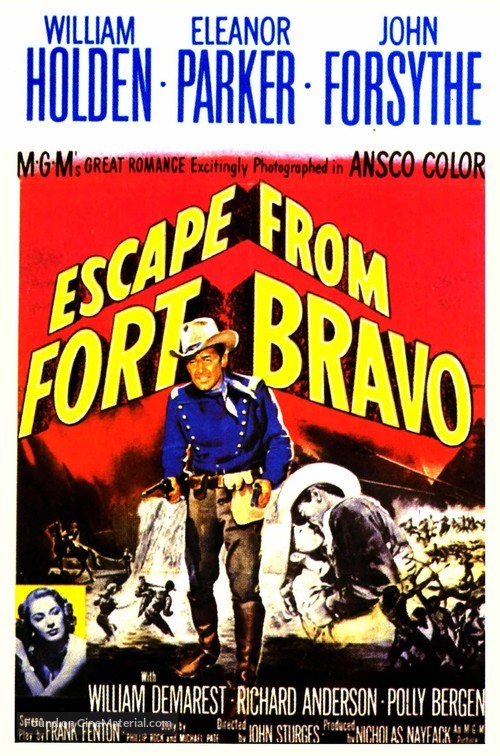 Escape from Fort Bravo - Movie Poster
