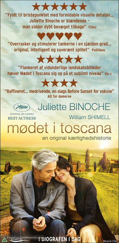Copie conforme - Danish Movie Poster