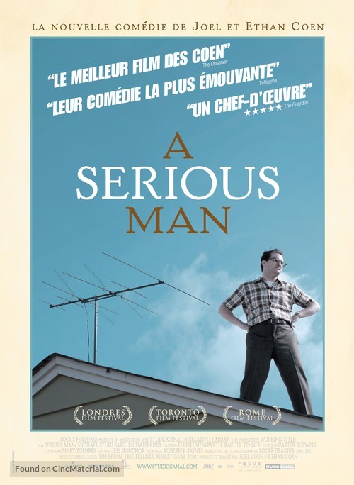 A Serious Man - French Movie Poster
