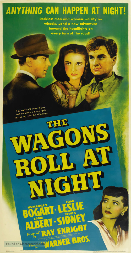 The Wagons Roll at Night - Movie Poster