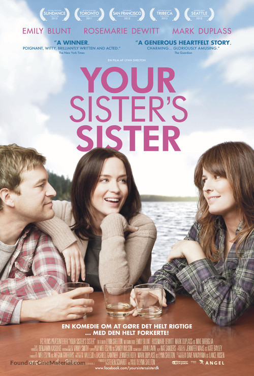 Your Sister&#039;s Sister - Danish Movie Poster