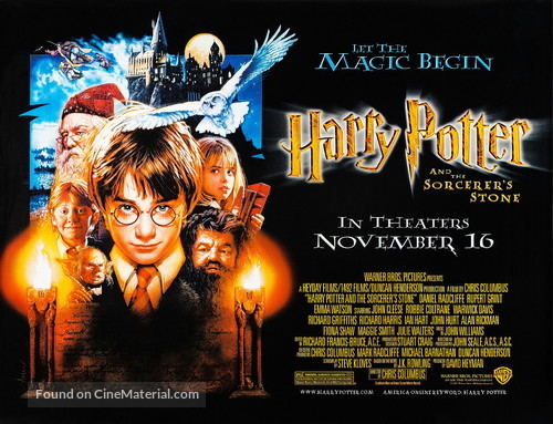 Harry Potter and the Philosopher&#039;s Stone - British Movie Poster