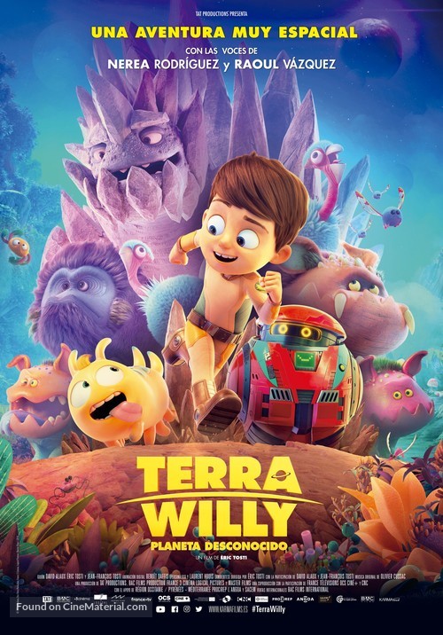 Terra Willy: La plan&egrave;te inconnue - Spanish Movie Poster