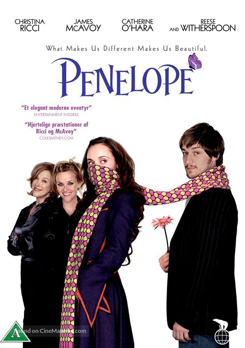 Penelope - Danish DVD movie cover