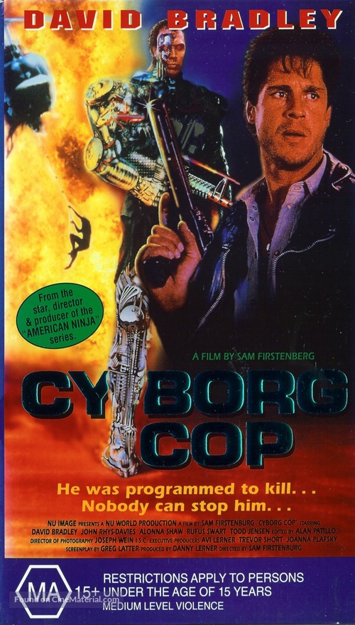 Cyborg Cop - Australian VHS movie cover