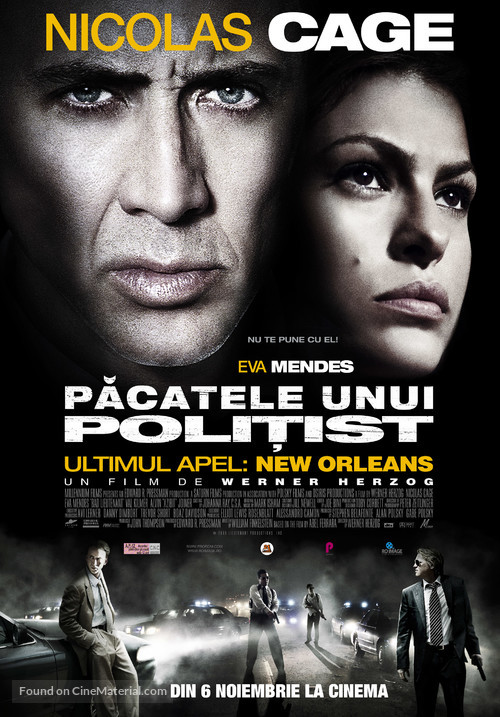The Bad Lieutenant: Port of Call - New Orleans - Romanian Movie Poster