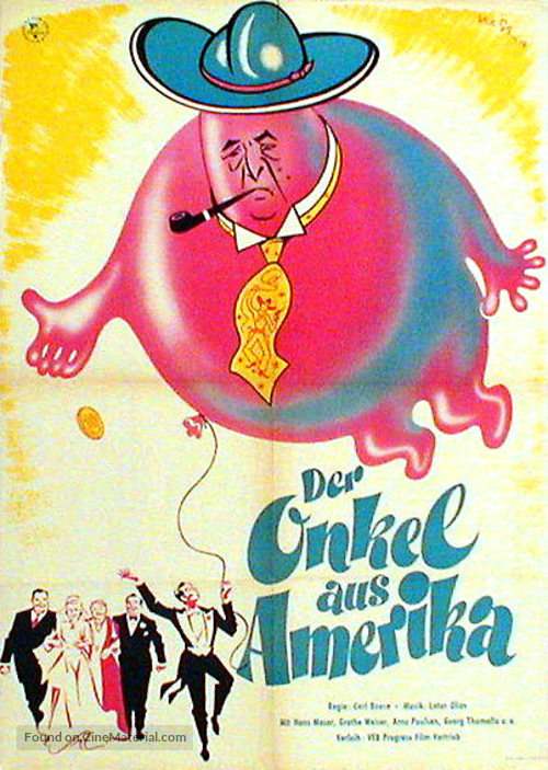 Der Onkel aus Amerika - German Movie Poster