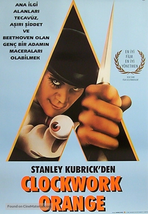 A Clockwork Orange - Turkish Movie Poster