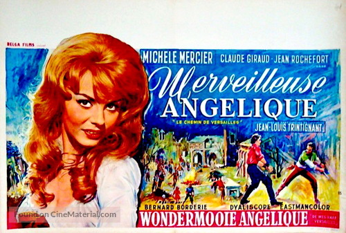 Merveilleuse Ang&eacute;lique - Belgian Movie Poster