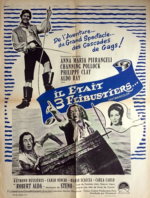 Moschettieri del mare, I - French Movie Poster