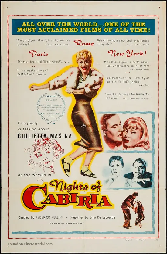 Le notti di Cabiria (1957) movie poster Le notti di Cabiria (1957) movie poster