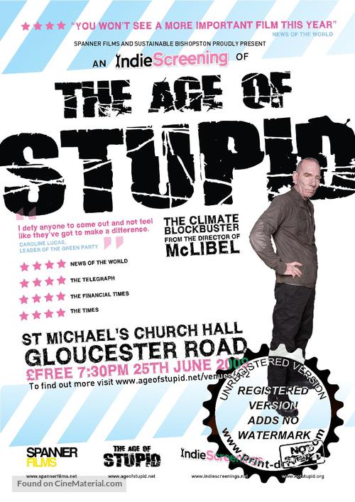 The Age of Stupid - British Movie Poster