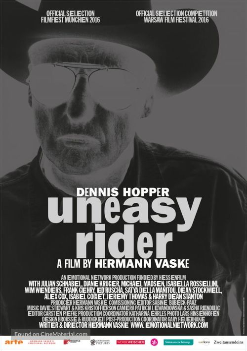 Dennis Hopper: Uneasy Rider - International Movie Poster
