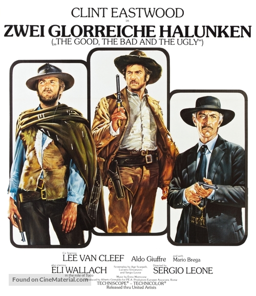Il buono, il brutto, il cattivo - German Blu-Ray movie cover