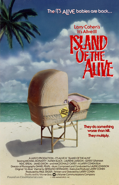 It&#039;s Alive III: Island of the Alive - Movie Poster