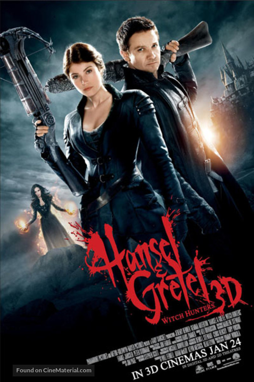 Hansel &amp; Gretel: Witch Hunters - Singaporean Movie Poster