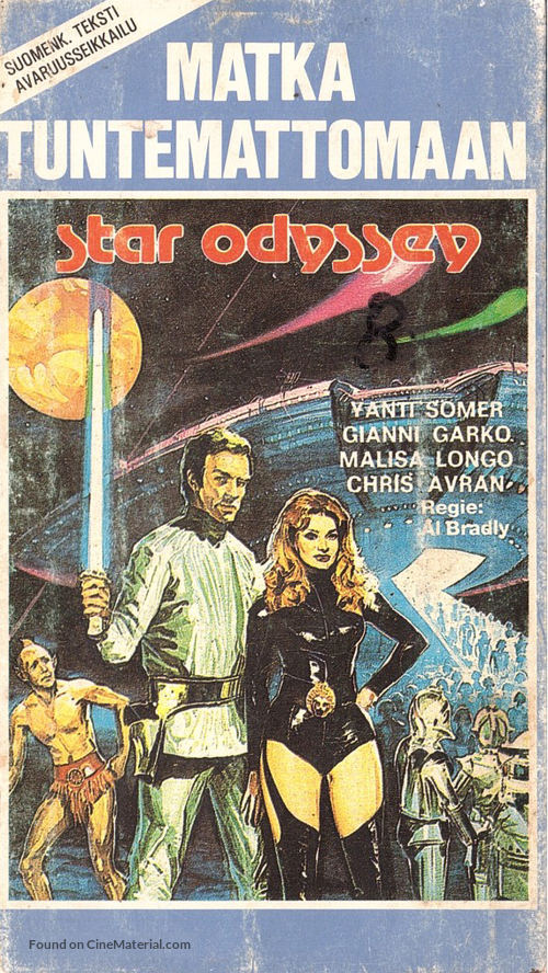 Sette uomini d&#039;oro nello spazio - Finnish VHS movie cover