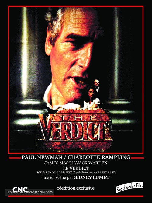 The Verdict - French Re-release movie poster