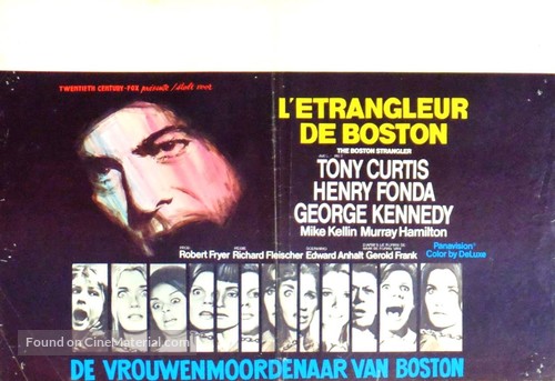 The Boston Strangler - Belgian Movie Poster