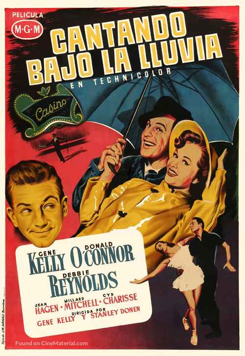 Singin&#039; in the Rain - Spanish Movie Poster
