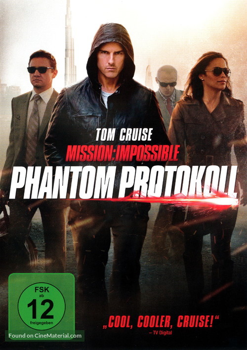 Mission: Impossible - Ghost Protocol - German Movie Cover