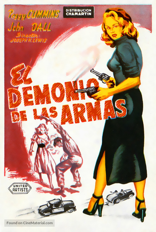 Gun Crazy - Spanish Movie Poster