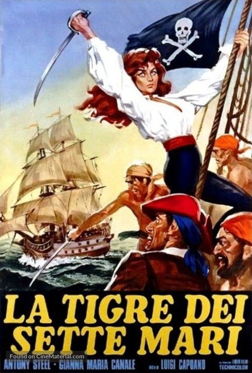 La tigre dei sette mari - Italian Movie Cover