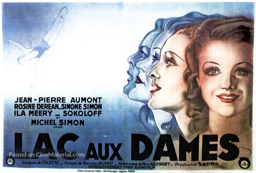 Lac aux dames - French Movie Poster