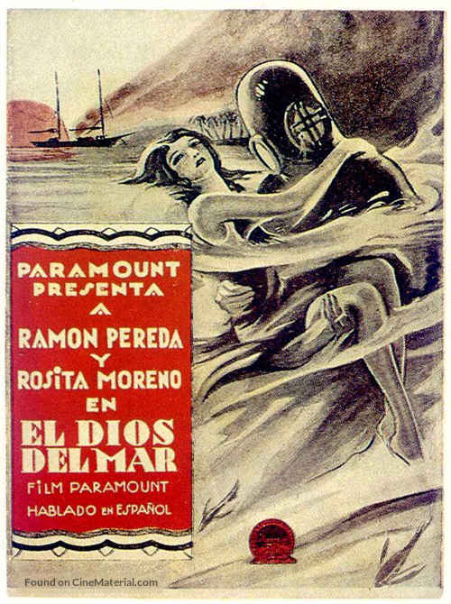 El Dios del mar - Spanish Movie Poster