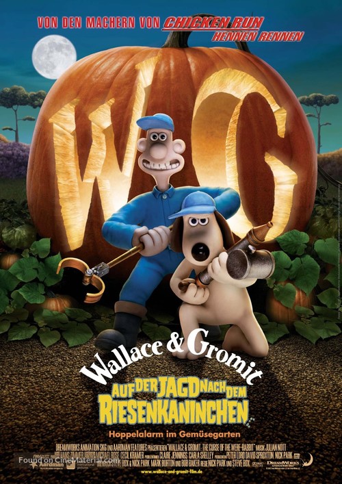 Wallace &amp; Gromit in The Curse of the Were-Rabbit - German Movie Poster