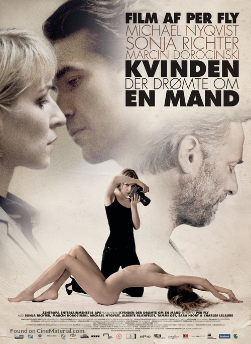 Kvinden der dr&oslash;mte om en mand - Danish Movie Poster
