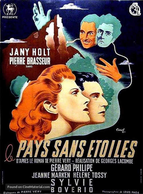 Le pays sans &eacute;toiles - French Movie Poster