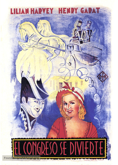 Der Kongress Tanzt 1931 Spanish Movie Poster
