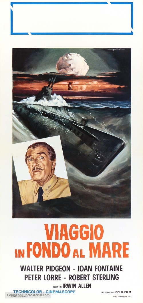 Voyage to the Bottom of the Sea - Italian Movie Poster