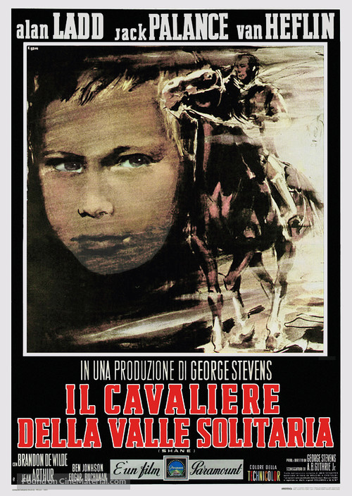 Shane - Italian Movie Poster