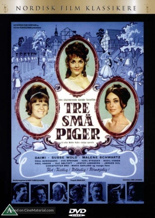 Tre sm&aring; piger - Danish DVD movie cover