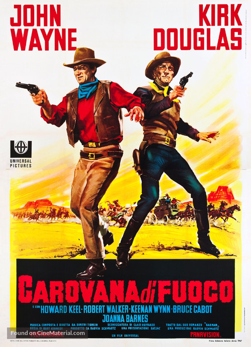 The War Wagon - Italian Movie Poster