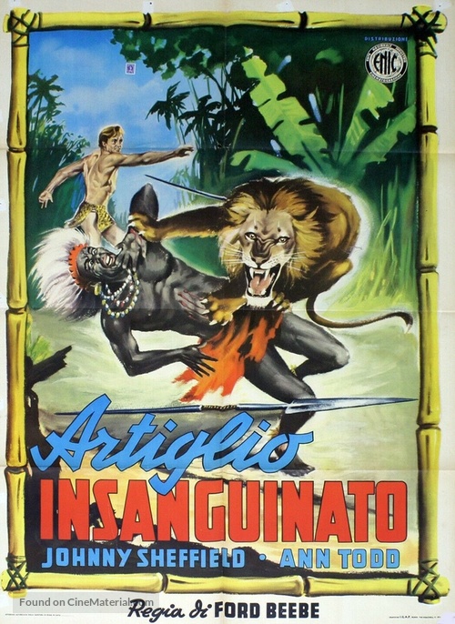The Lion Hunters - Italian Movie Poster