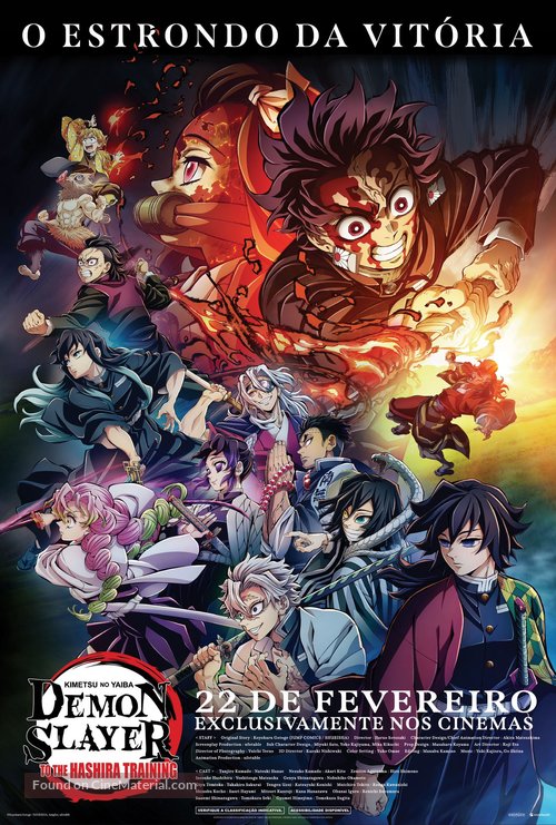 Demon Slayer: Kimetsu No Yaiba - To the Hashira Training - Brazilian Movie Poster