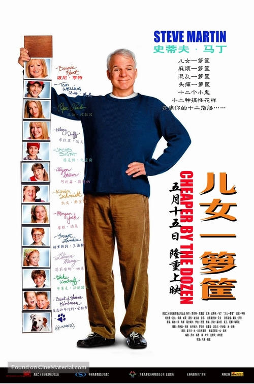 Cheaper by the Dozen - Chinese Movie Poster