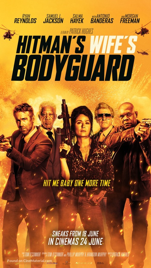 The Hitman&#039;s Wife&#039;s Bodyguard - Singaporean Movie Poster