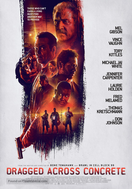 Dragged Across Concrete - Belgian Movie Poster