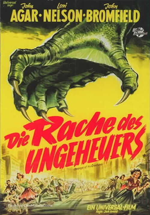 Revenge of the Creature - German Movie Poster