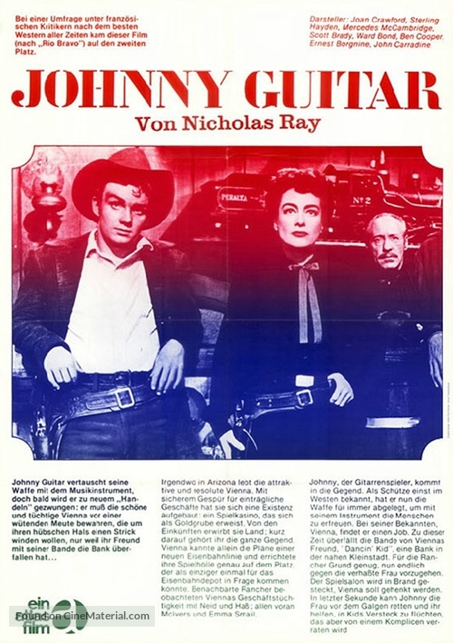 Johnny Guitar - German Movie Poster