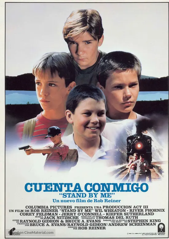 Stand by Me (1986) Spanish movie poster